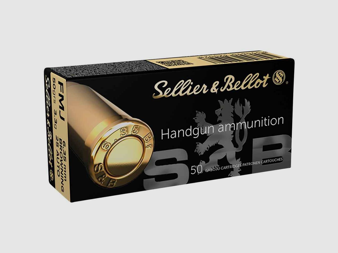 Sellier & Bellot 6,35 Browning Vollmantel, Kaliber