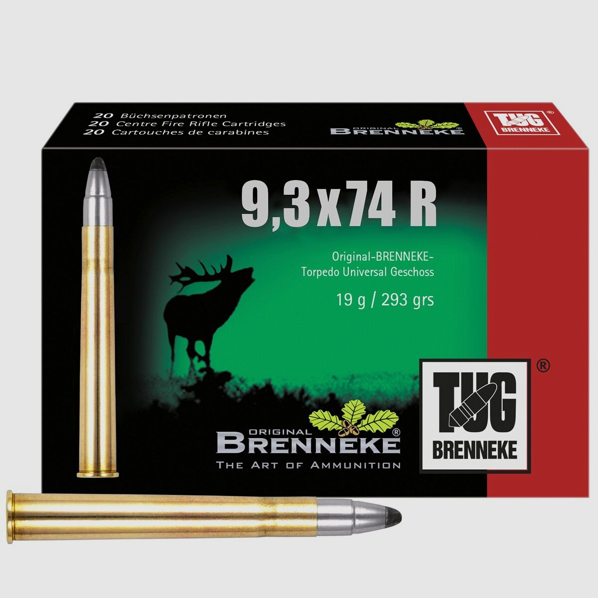 Brenneke 9,3×74 R TUG 12,5g/293grs. – 20 szt.