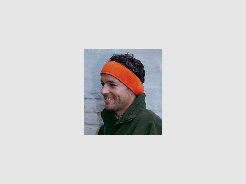 Fleece Stirnband orange