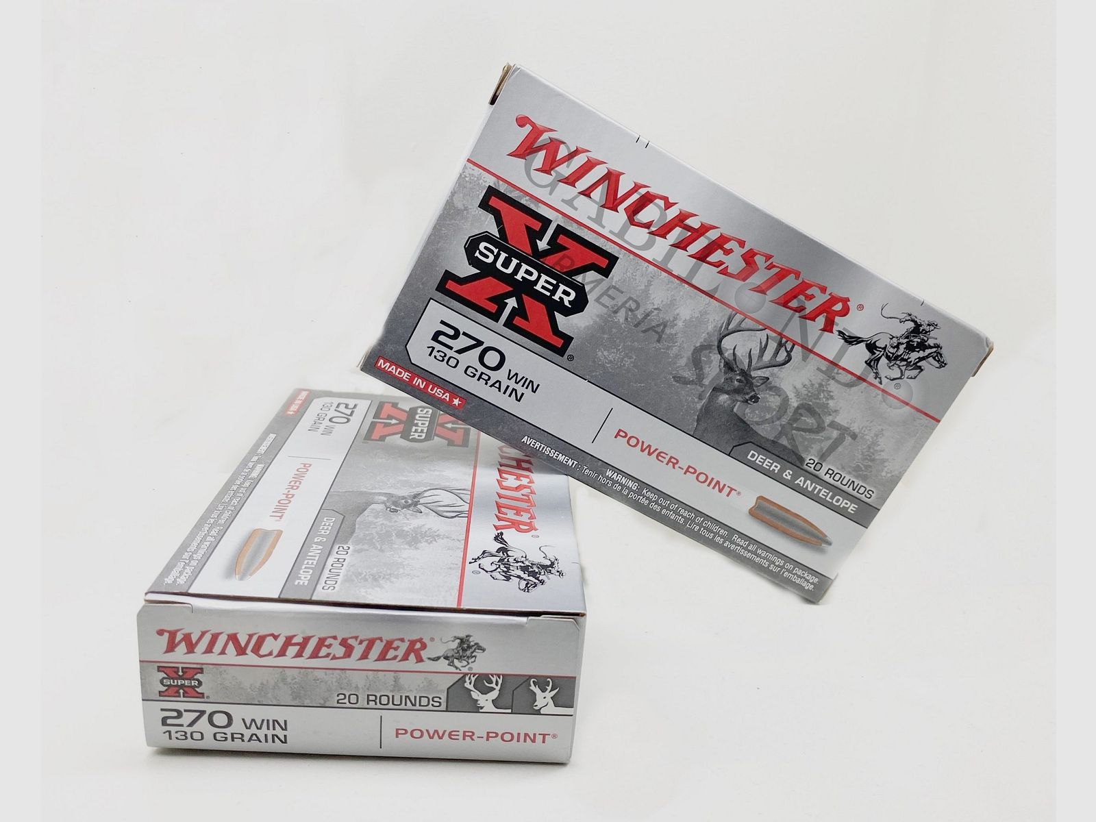 Munición Winchester 270 Win POWER-POINT 130 gr