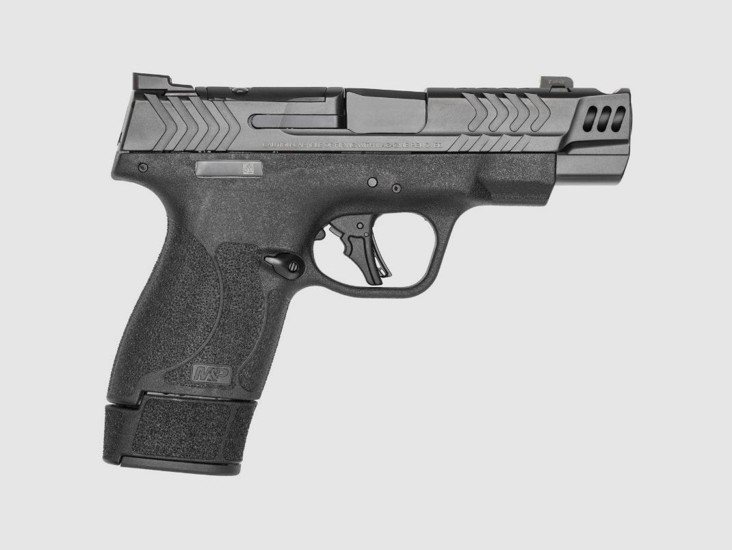 Smith & Wesson Pistol PC M&P9 2.0 Shield Plus Carry Comp 4′ 9x19mm Brunita, image 1 sur 6