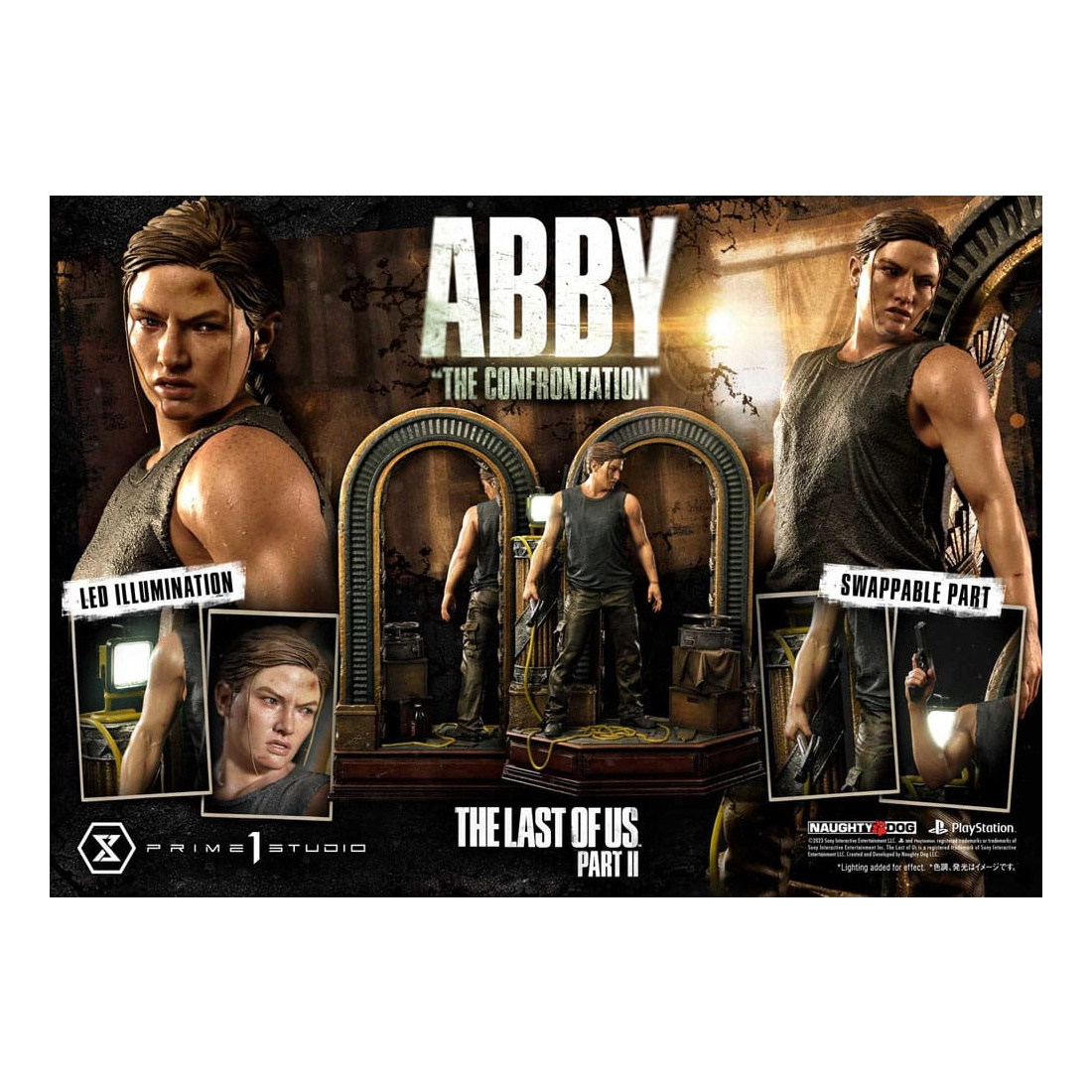 The Last of Us Part II Ultimate Premium Masterline Series Statue 1/4 Abby "The Confrontation" Regular Version 58 cm | 43078