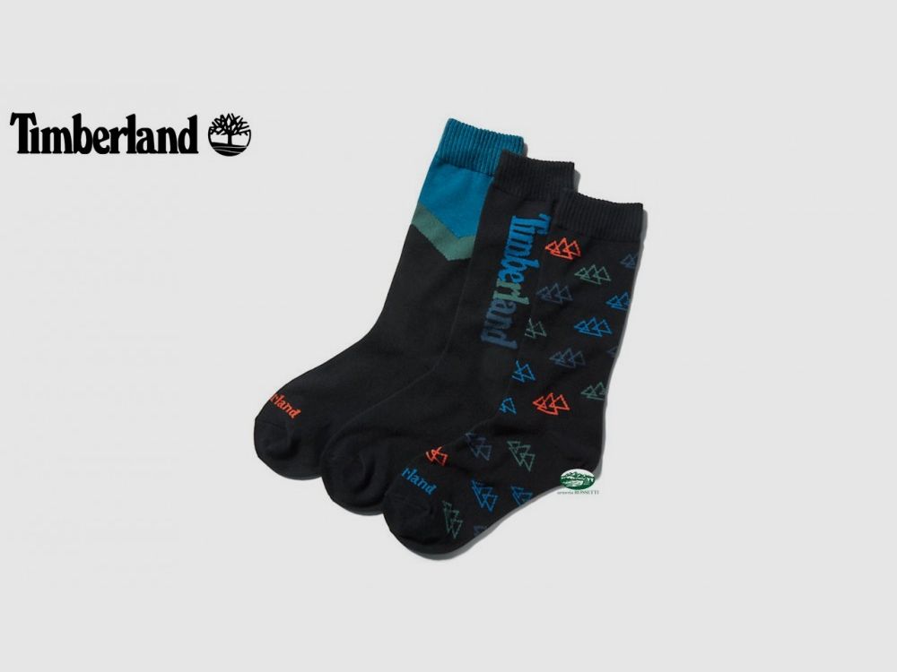 TIMBERLAND Set regalo 3 paia calzettoni