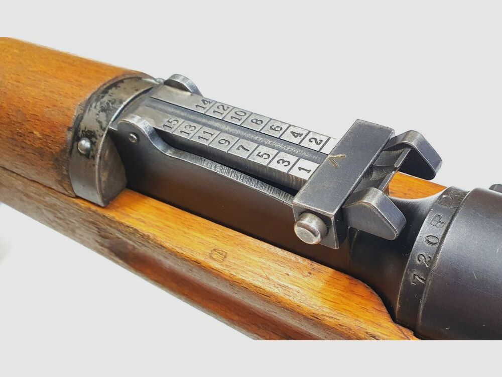 Fabryka broni Bern karabina powtarzalna Fabryka broni Bern Szwajcarski K31 Kaliber 7,5x55 Szwajcarski kompletny z dopasowanymi numerami + bagnet