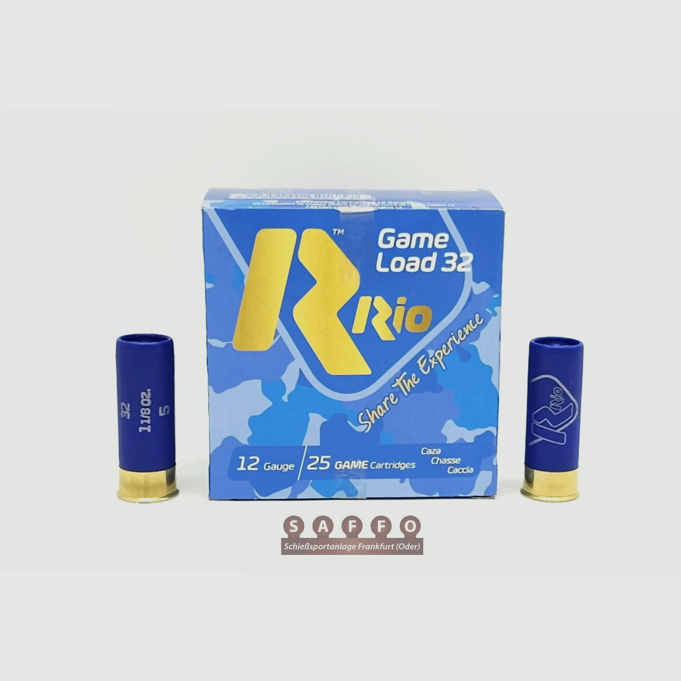 12/70 Rio Game Load Schrotpatronen 3,0mm / Nr.5 / 32g  - 250 Stück