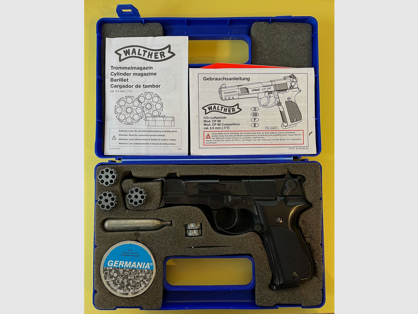 CO2-Luftpistole Walther CP 88-4