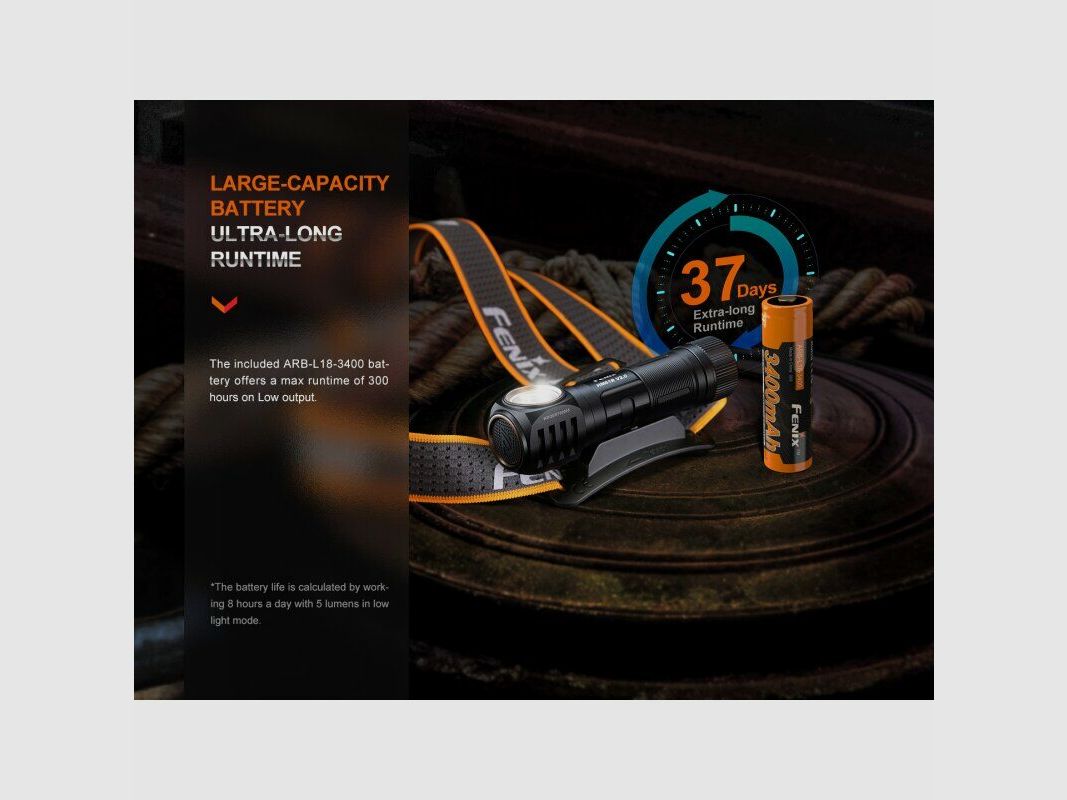 Fenix HM61R V2.0 1600 Lumen headlamp / multifunction light / hunting light