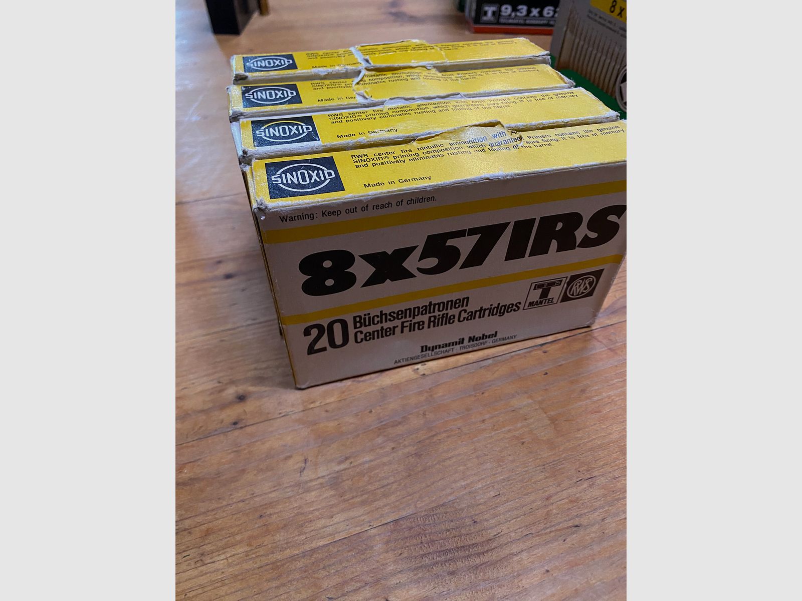 8x57 IRS JRS RWS rifle cartridge (80 cartridges)