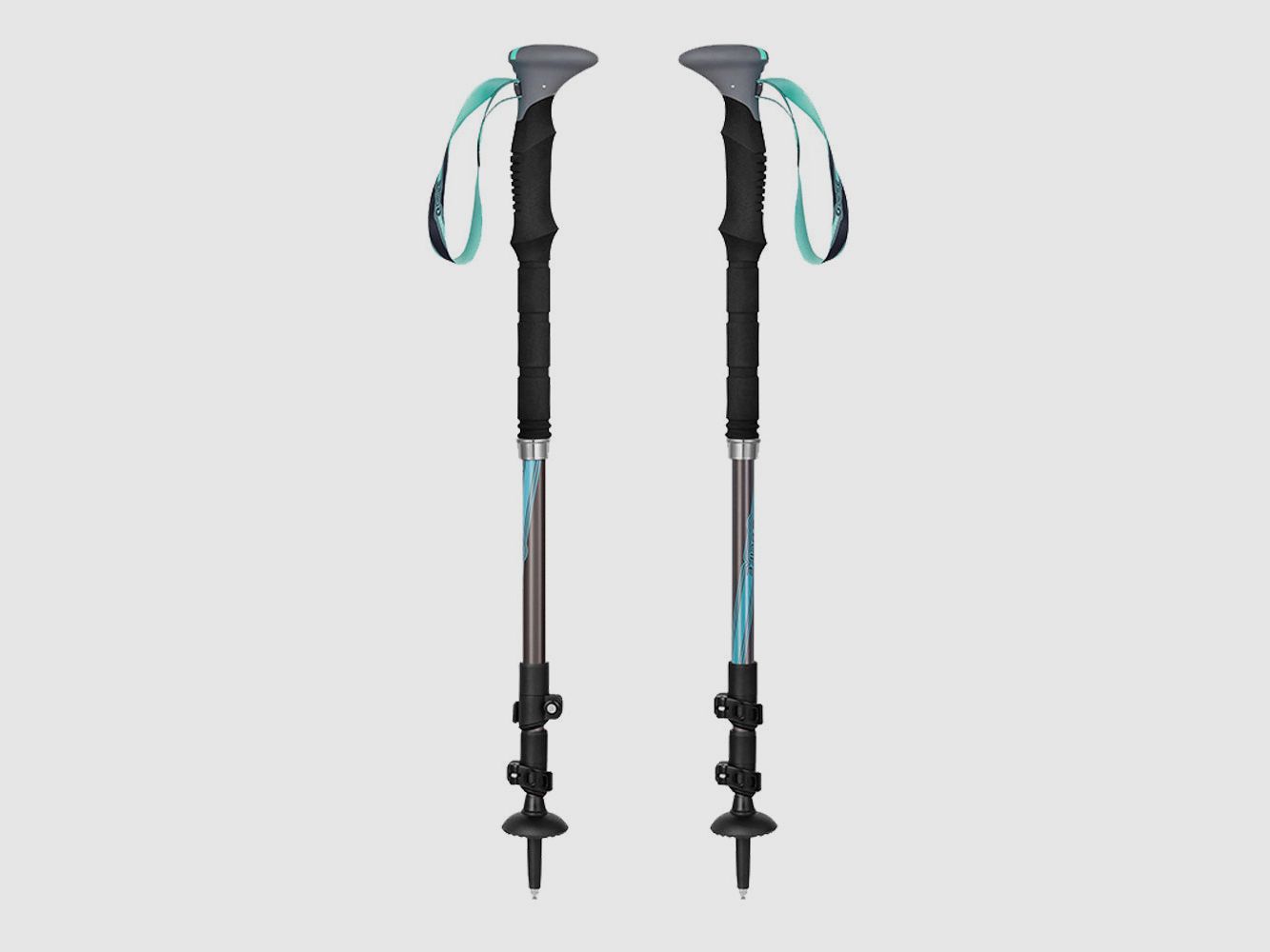 Extendable trekking poles with integrated light Beamwalk T3 Olife, image 1 of 8
