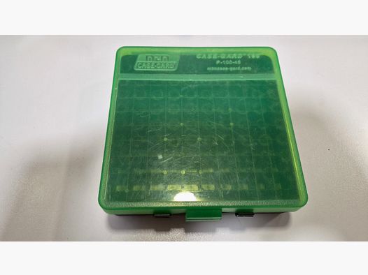 Scatola di Stoccaggio Verde MTM per Munizioni 45 ACP