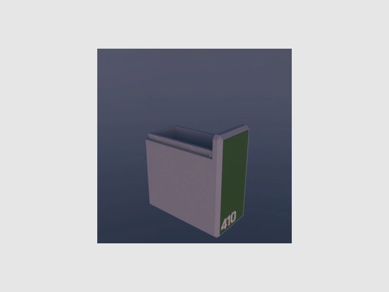 Filamelt ammunition box / .410 GA / 'sliding lid' / cartridge box, ammo box