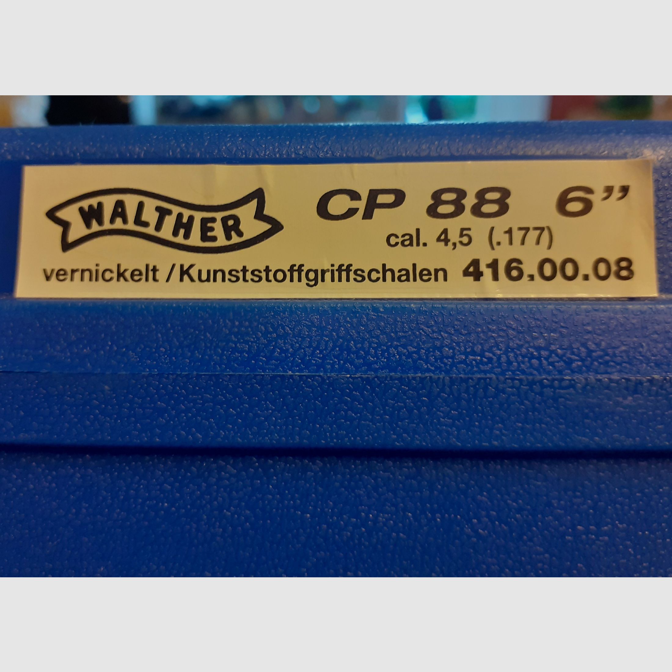 Pistolet CO2 Walther CP88 Competition, niklowany