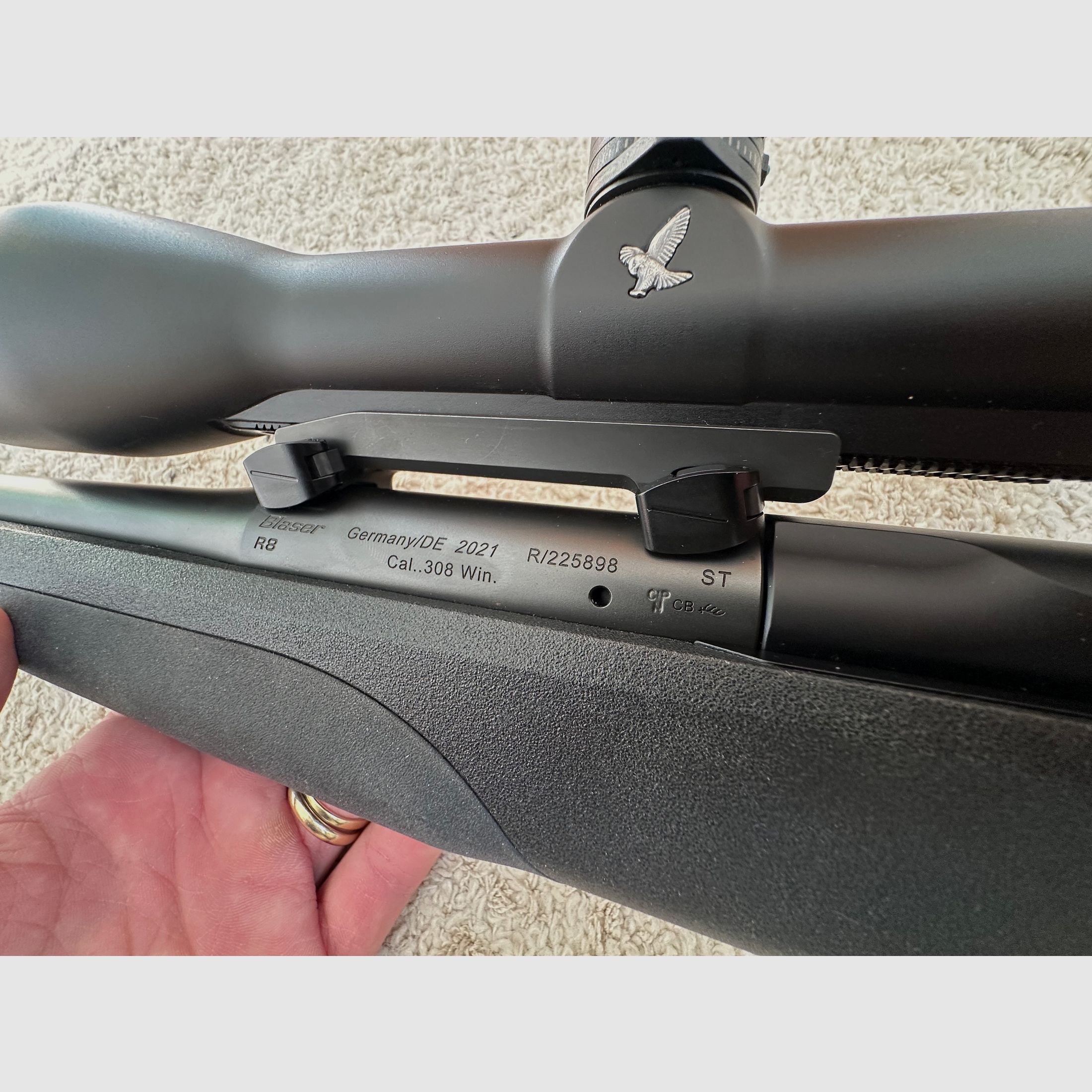 Blaser R8 .308, Swarovski Z6i 2-12x50