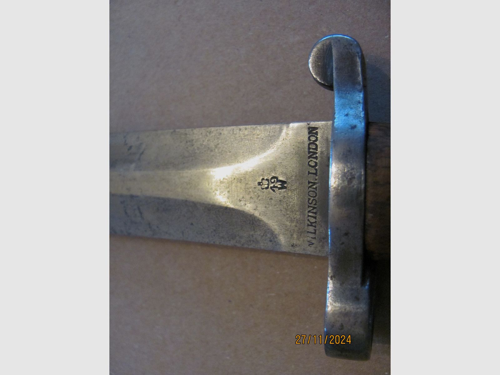 Genuine Wilkinson made Enfield 1903 pattern Royal Afghan Army bayonet