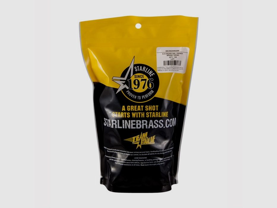 STARLINE CREEDMOOR SMALL POCKET STARLINE 6.5 CRDMR SML PRIMER BRASS 100, afbeelding 3 van 3