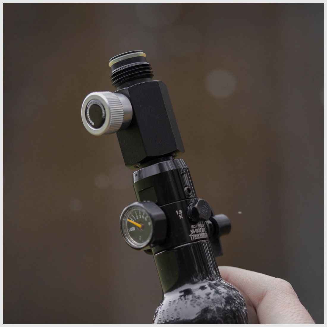 ON/OFF ASA Adapter ohne Anzeige | HPA System | Paintball Markierer | RAM Waffen