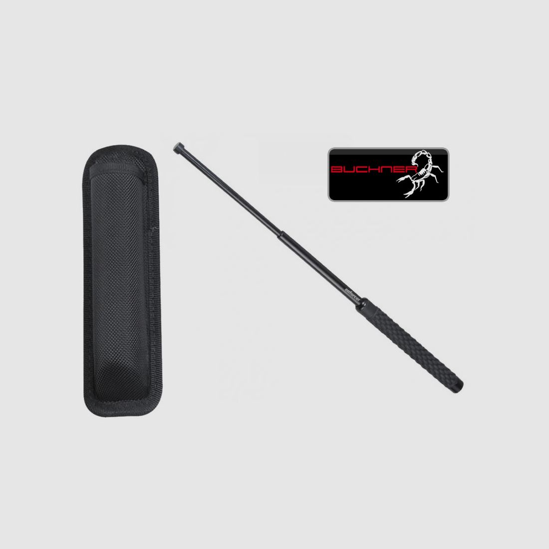 Enforcer Teleskopschlagstock AIR, 24 Zoll, Aluminium, inklusive Nylon-Etui (P18)