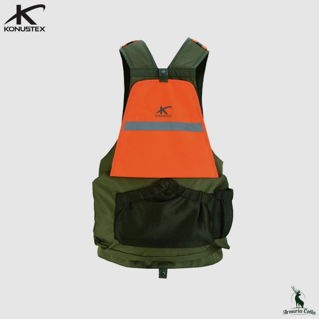 Konustex Trisacca High Visibility mod. Geniox 2.0 col. Orange/Green, image 2 of 4