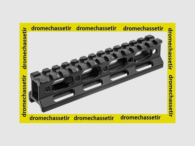 Picatinny-Hochmontage-Schiene (1&Prime;), Länge 14cm, schwarz