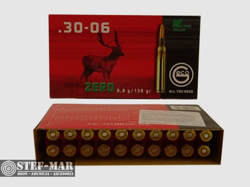 Amunicja Geco .30-06 Zero 8.8g/136grs [C7-4], zdjęcie 1 z 3