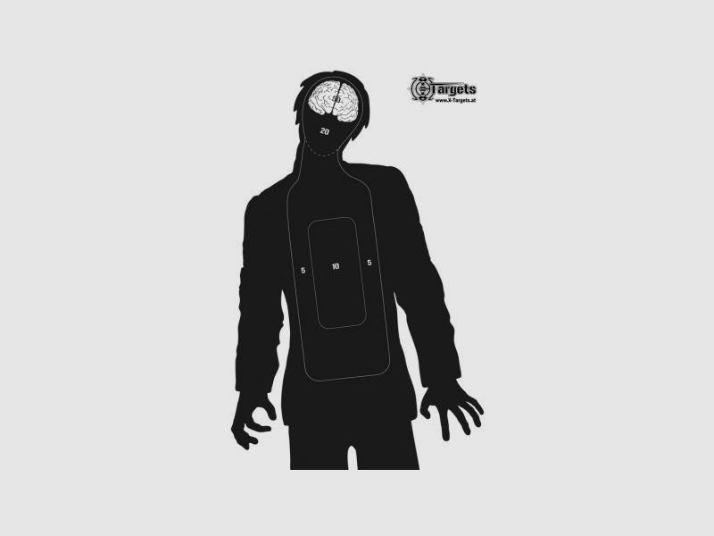 X-Targets – Zombie Silhouette Bersaglio