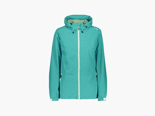 Veste femme CMP imperméable en ripstop Curacao turquoise