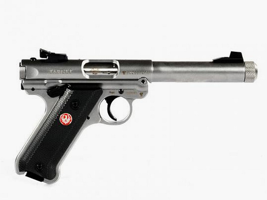 RUGER Mark IV Target 5,5", Stainless mit Gewinde