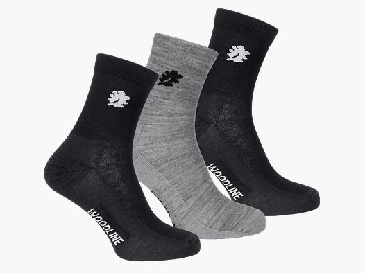 Calcetines Woodline Liner de lana merina 3 pares 35-39