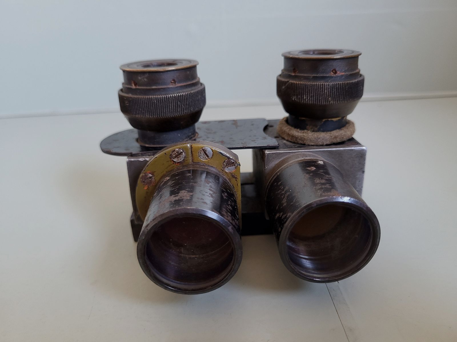 2 WK - WW 2 - Flak Fernrohr - Doppelfernrohr - Patent Carl Zeiss 