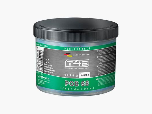 T4E POB 68 Powerballs Kal. 68 blauw 100 stuks