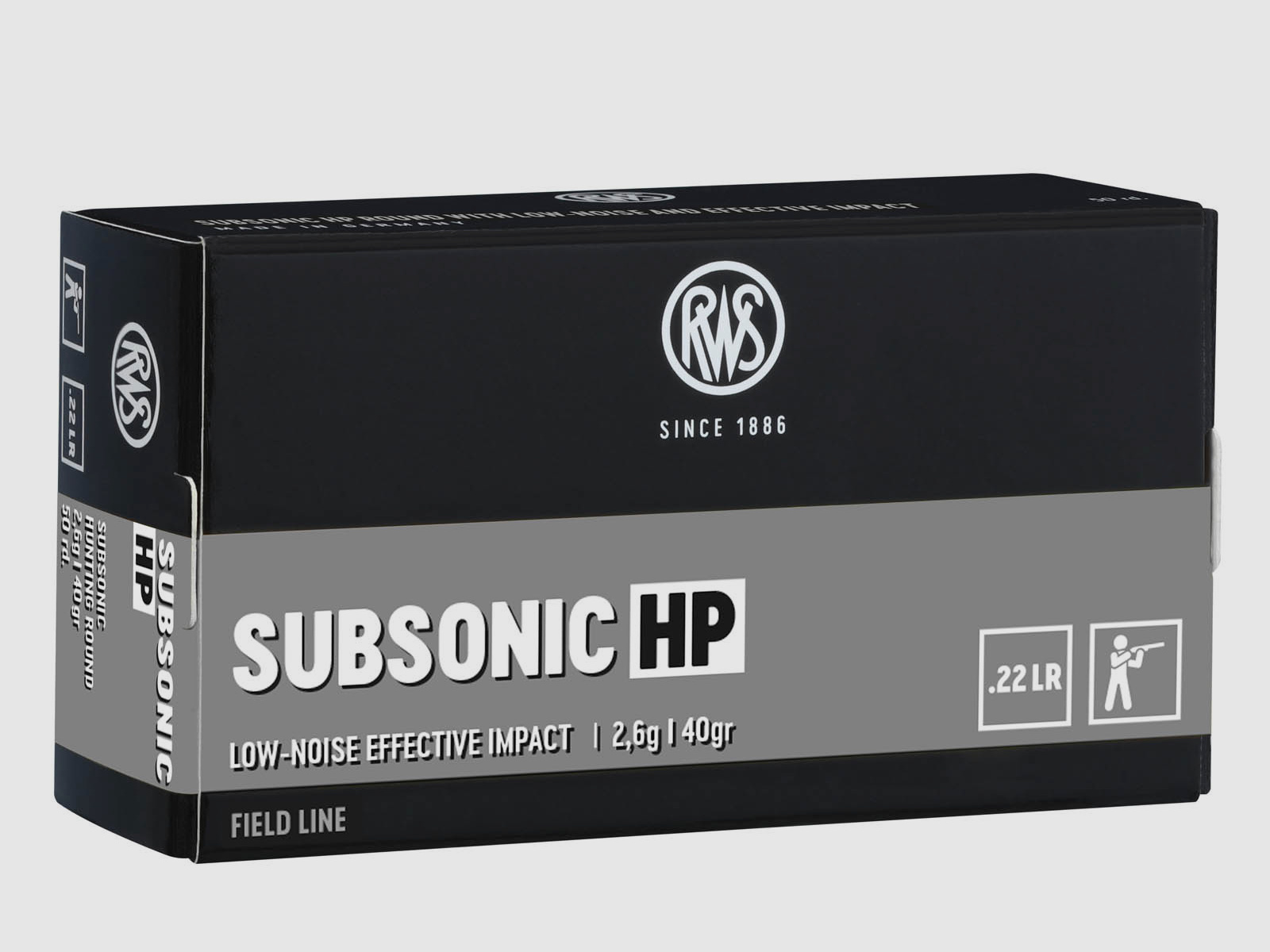 RWS .22lr Subsonic HP 2,6g - 40gr