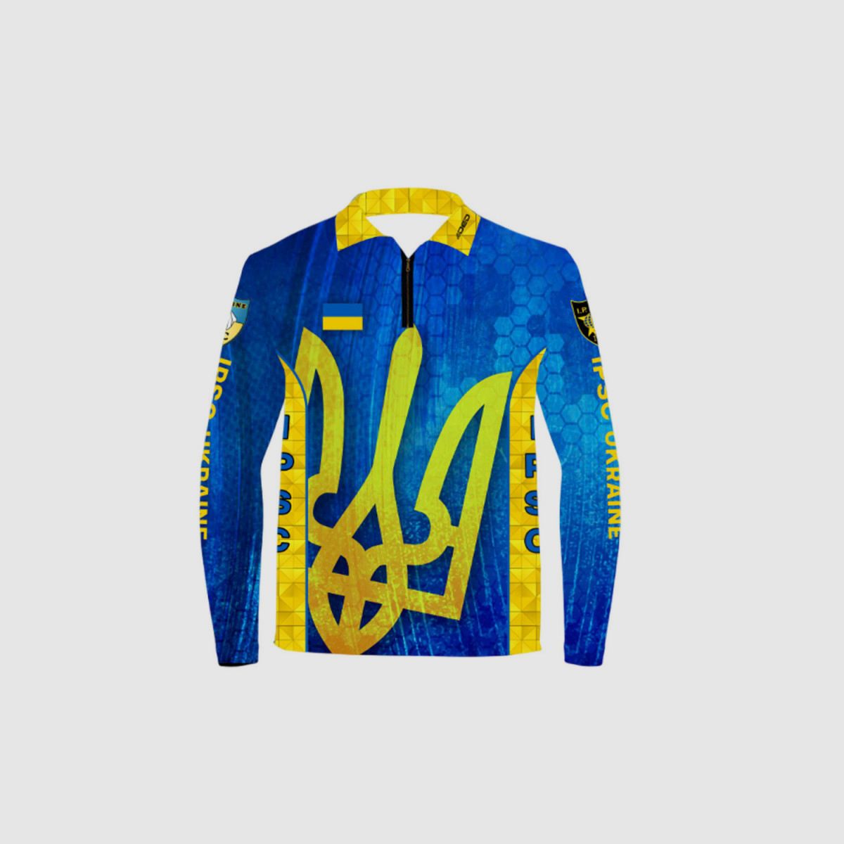 DED IPSC Ukraine Team Long Sleeve T-shirt, size: 4XL, Custom Name: No Name, Clothes type: Women, image 1 of 3