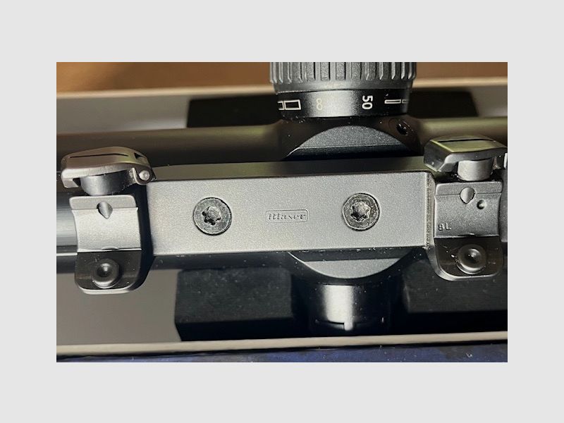 Zeiss V8 2,8-20x56,ASV, (LA60), Schiene  mit original Blaser Sattelmontage