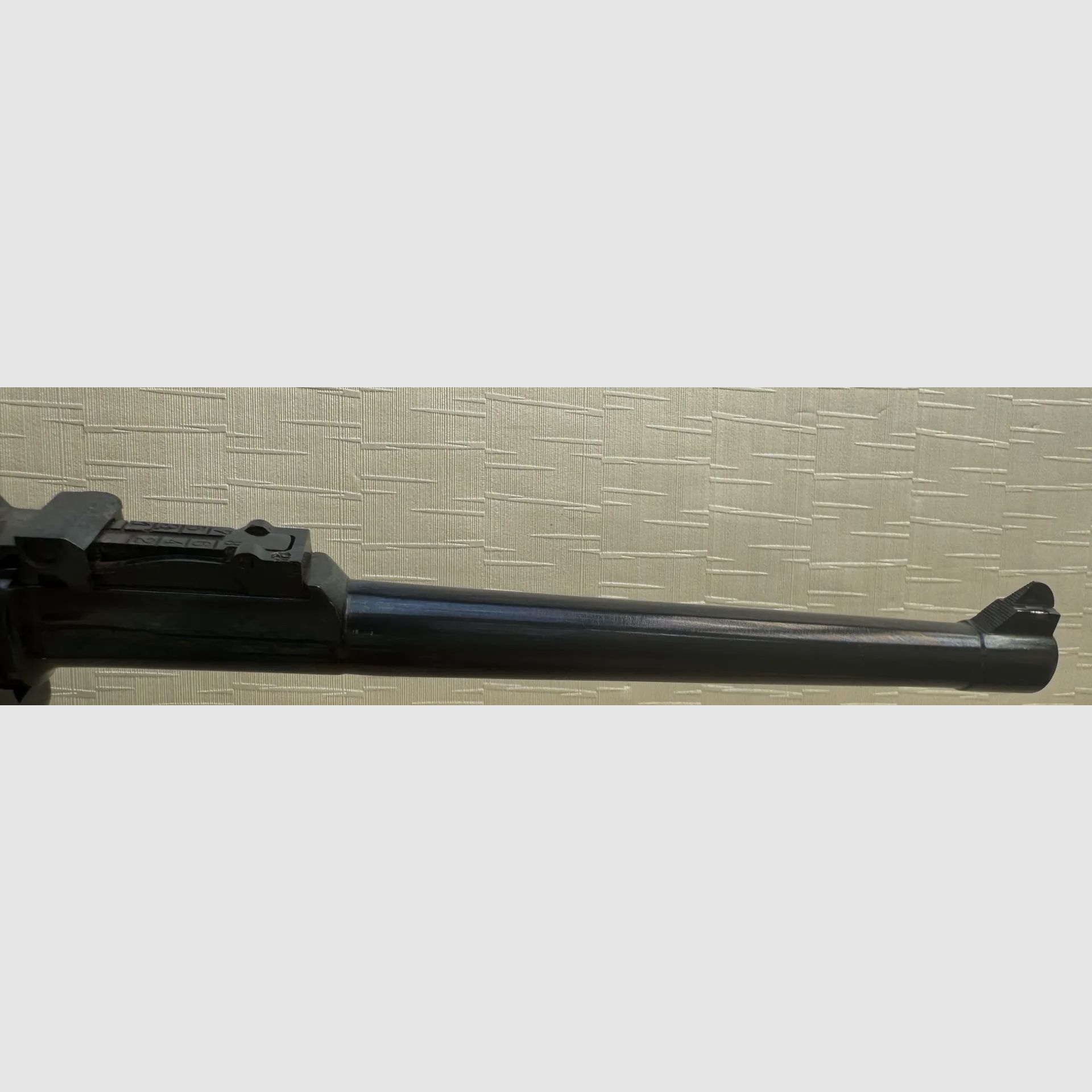 DWM P08 Artillerie – Lange Pistole 08 Modell 1915 mit Anschlagschaft