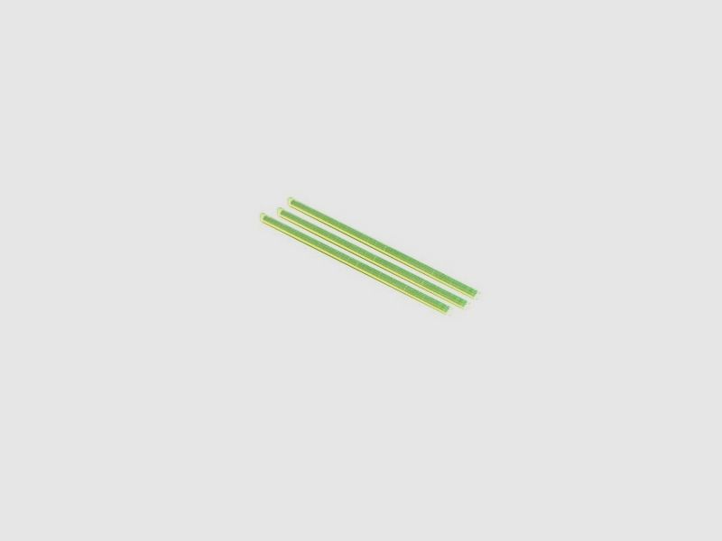 3 Light Sticks Fiber green Dia 0.06Inch/1.52mm