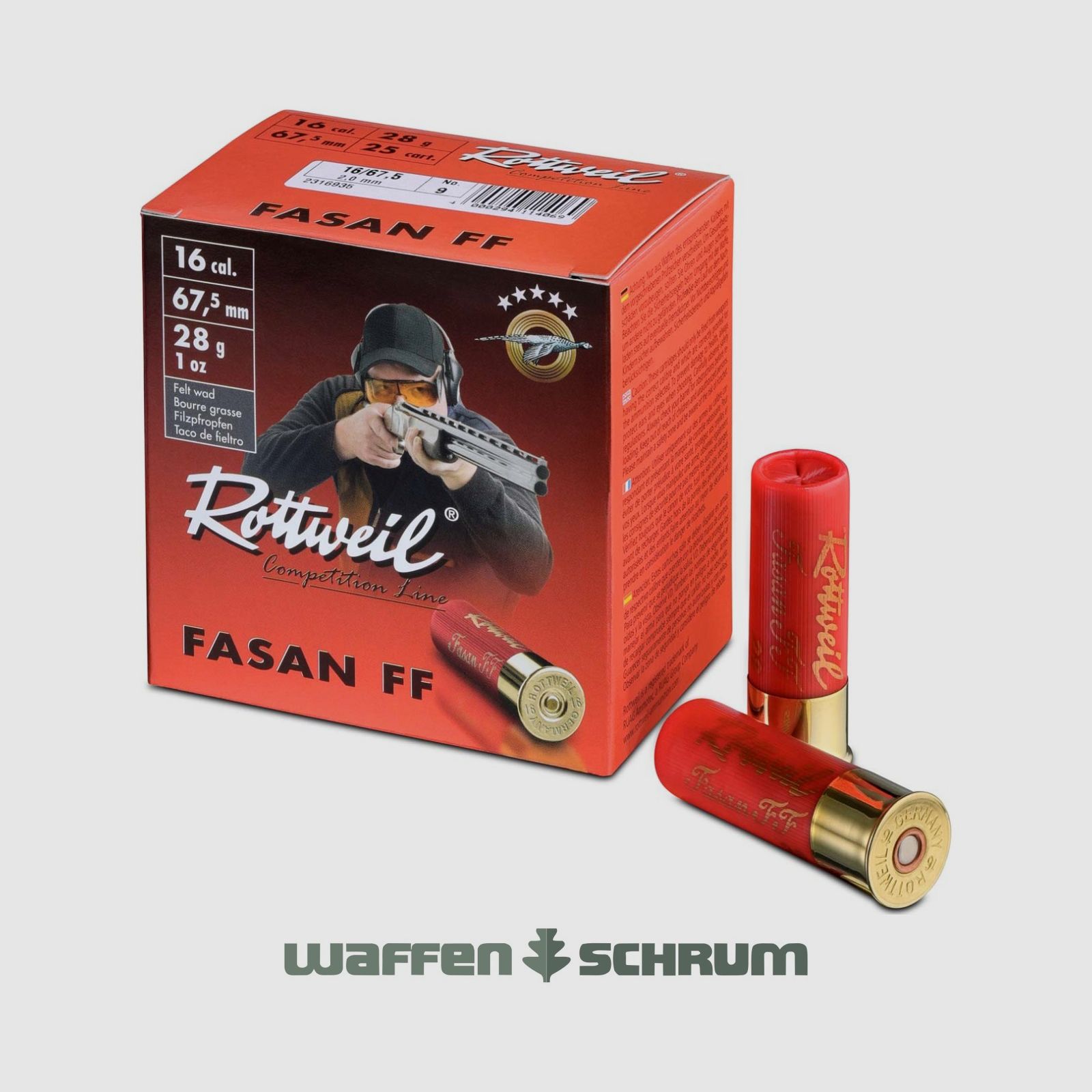Rottweil Fasan FF Skeet 16/67,5 2,0mm - 28g
