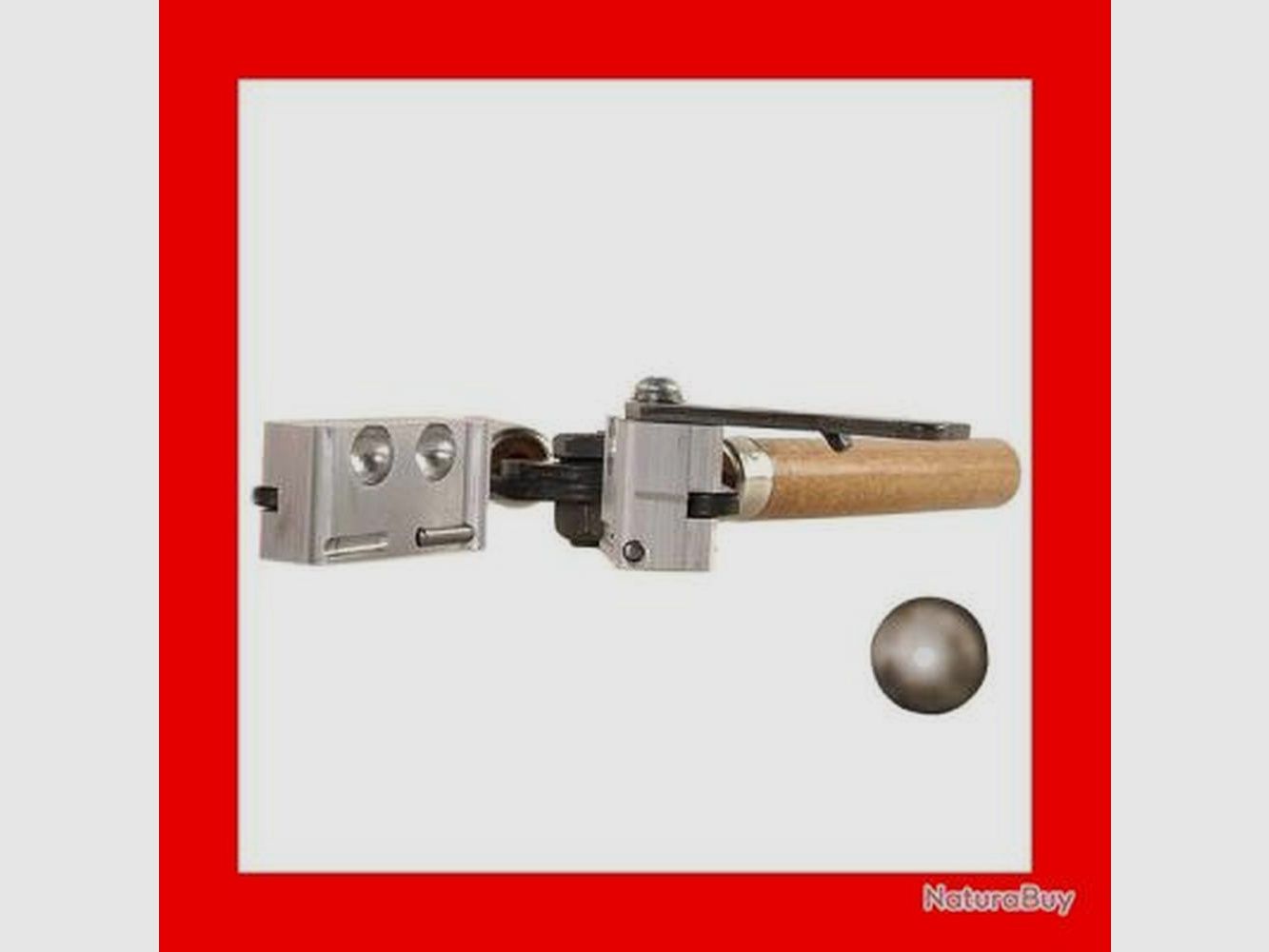 Lee Precision Rundkopf-Geschossform Doppelkammer - Präzision und Haltbarkeit - Stahlfertigung - Für zuverlässiges Nachladen, Bild 5 von 5