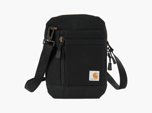 Carhartt Nylon Duck Crossbody Wallet Hommes Noir