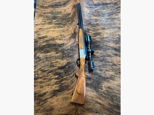 Blaser – Bockbüchsflinte BBF ES70 calibro 7x57R + 12/70 con ottica Zeiss