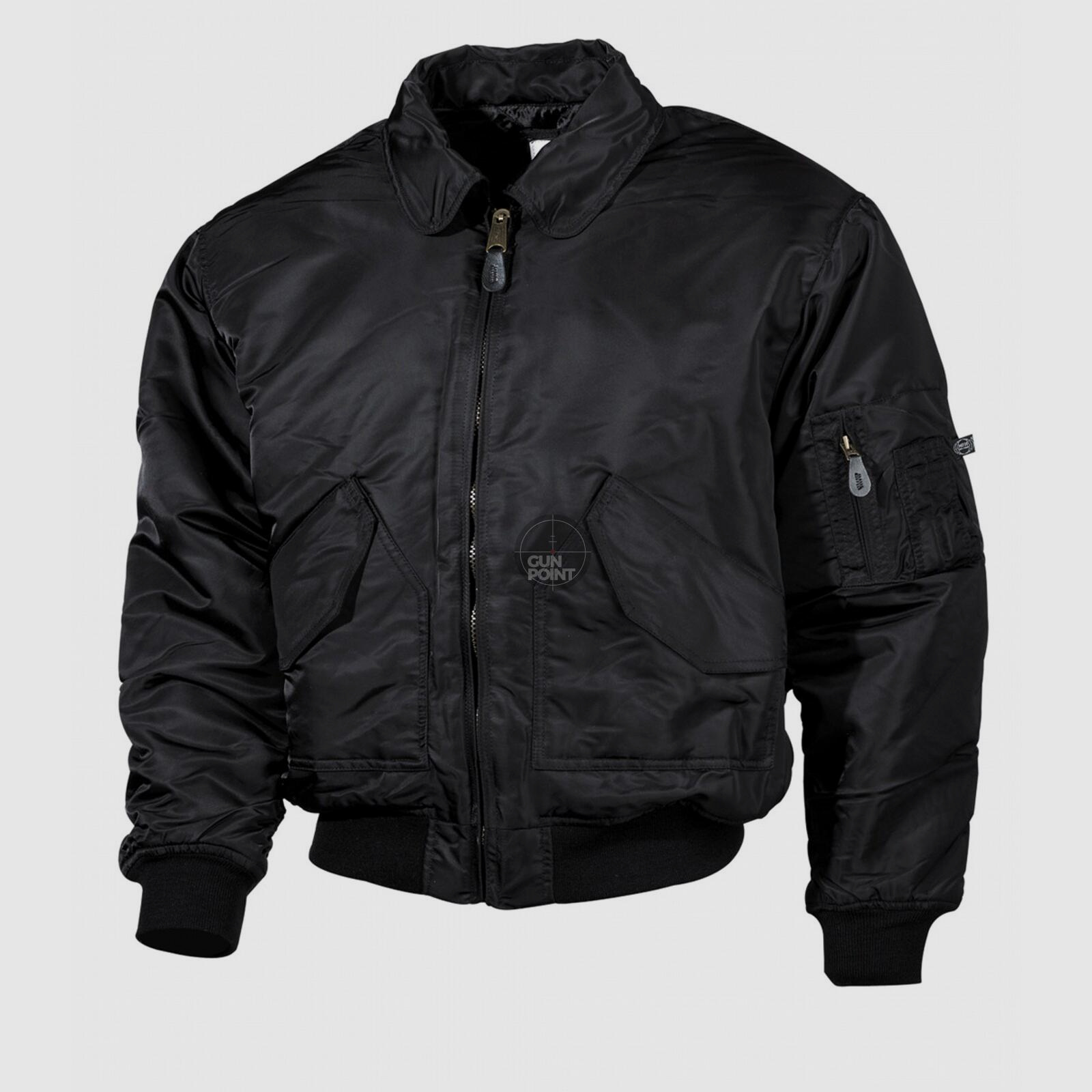 US CWU Pilotenjacke, schwarz - Gre: L