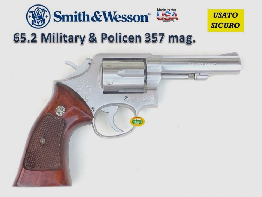 SMITH & WESSON 65 Militär- und Polizeigewehr schwerer Lauf gebraucht Kal.357 mag. R.16091, Bild 1 von 2