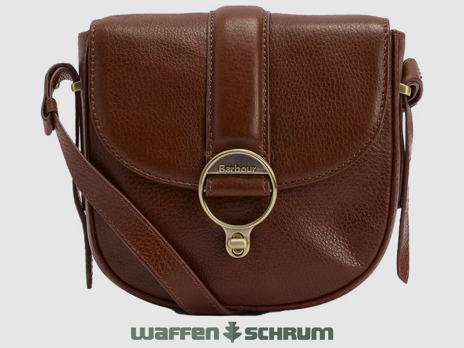 Barbour Ledertasche Elm Crossbody Brown