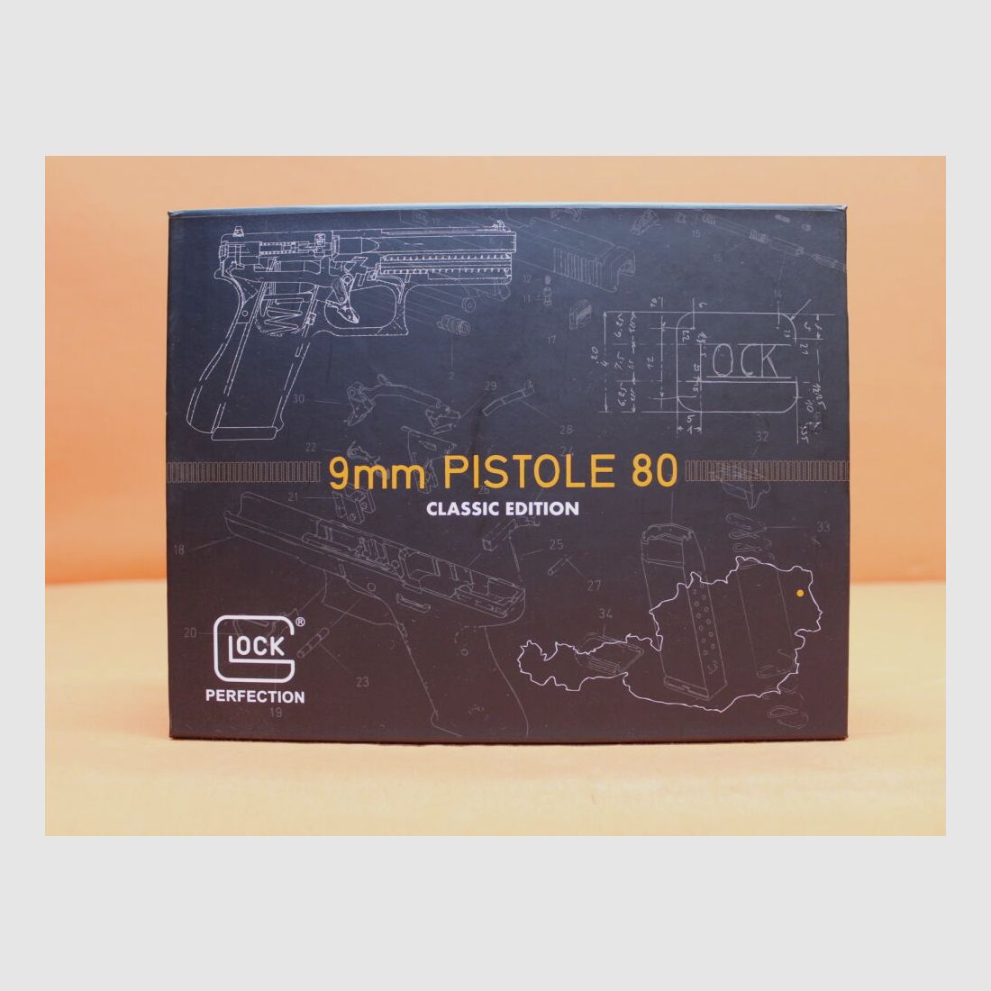 Glock Ha.Pistol 9mm Luger Glock P80: Classic Edition (Historical replica of the Glock 17 Gen1)