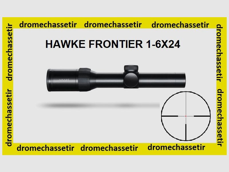 Lunette Hawke Frontier 1-6×24, reticule L4R Dot, image 1 sur 2