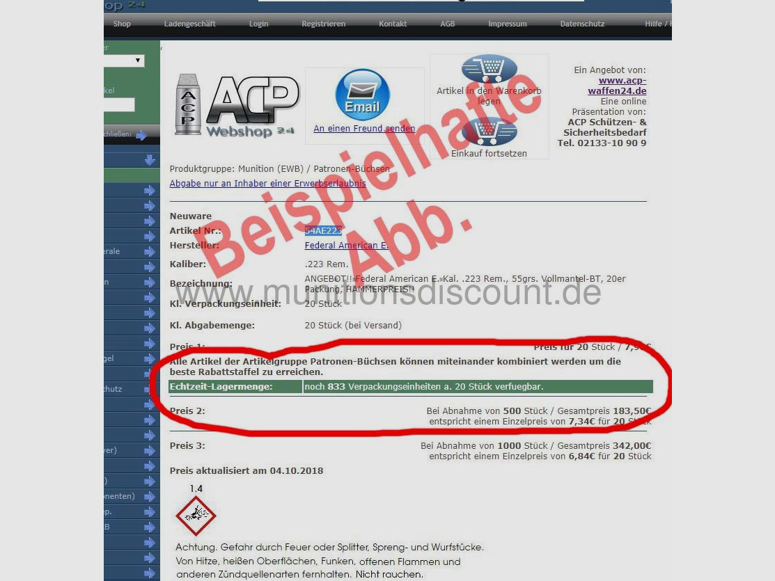 HOWA 1500 HACT Druckpunktabzug, brüniert