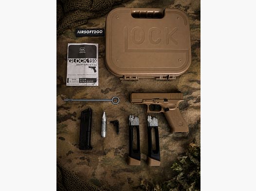 Glock 19x Coyote  Airsoft 2 Magazine