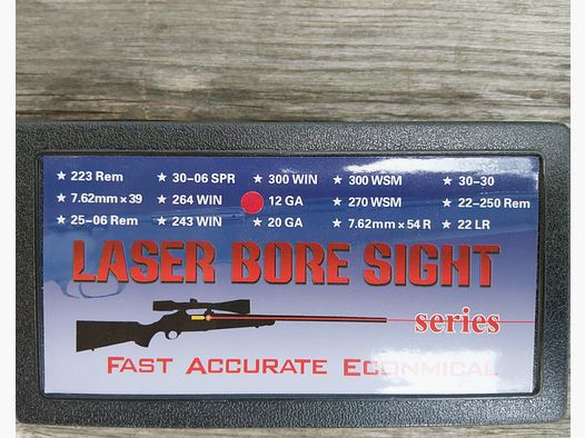 Laser Bore Sight cartouche laser Cal. 12