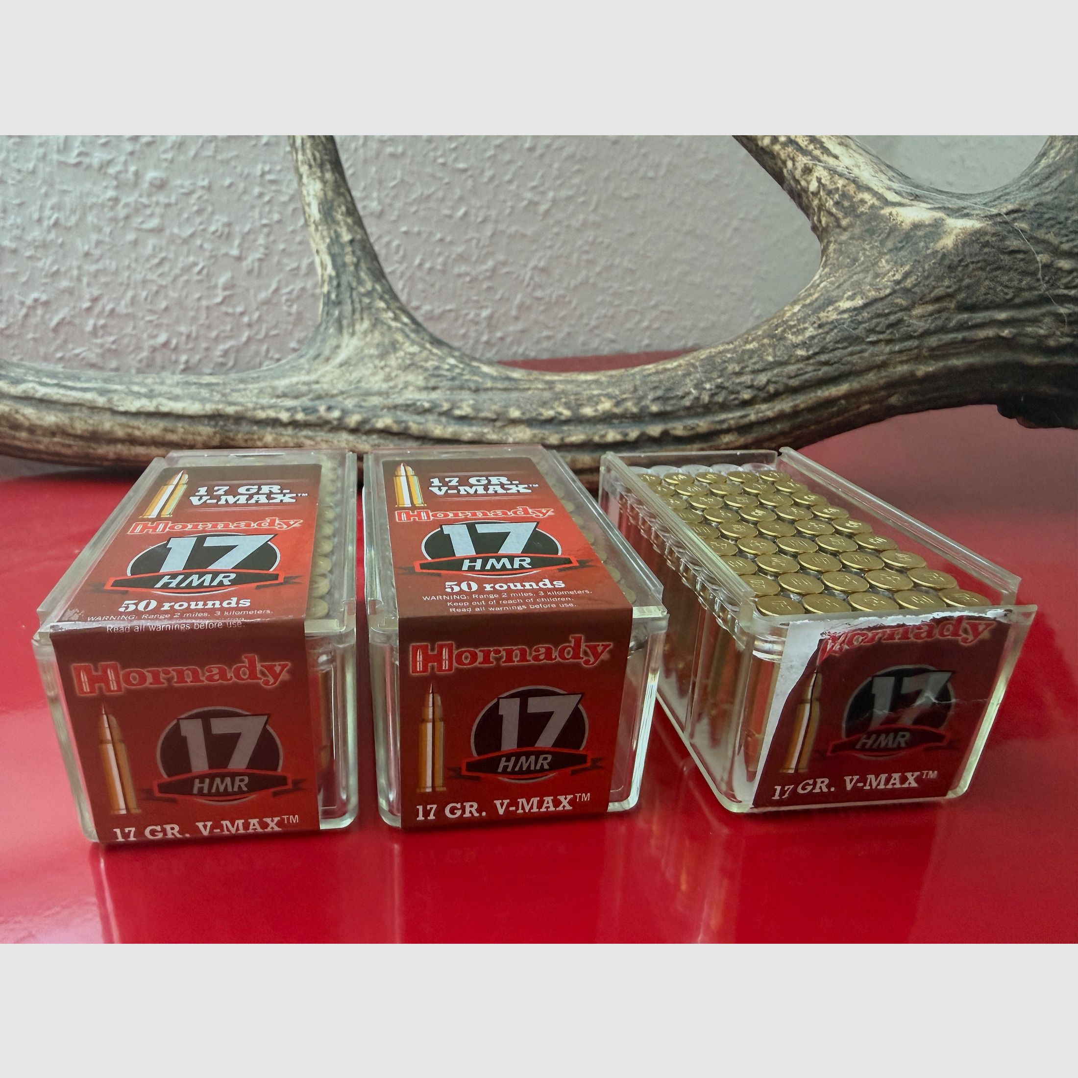 235 Schuss .17 HMR (Hornady & CCI) 17GR VMAX