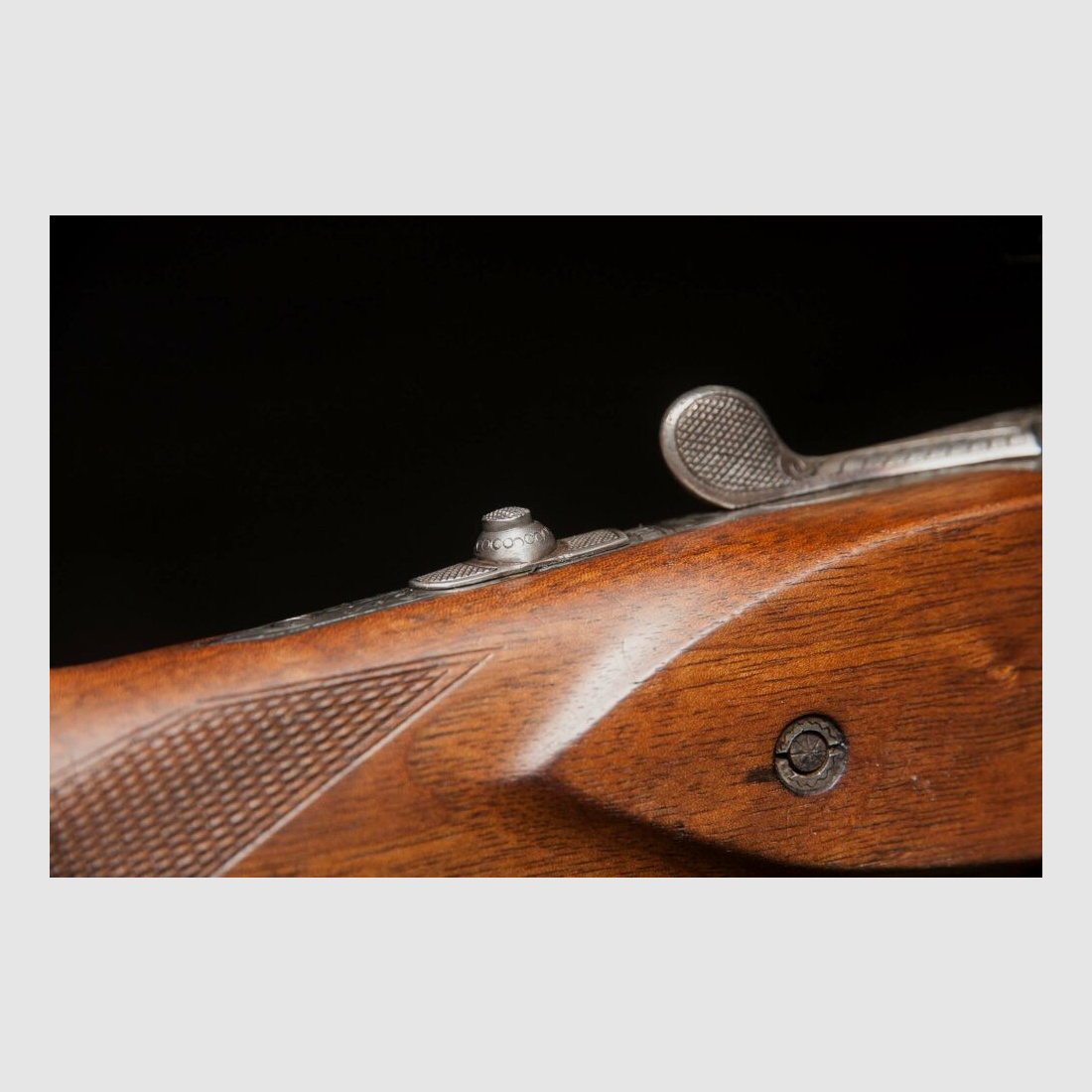 Vorkriegsdrilling Kunz mit Gravur und Schaftmagazin BJ 1936