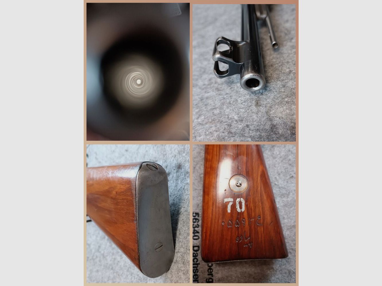 BRNO Waffenwerke Brünn	 Modell Mauser Gewehr M 98 Persien